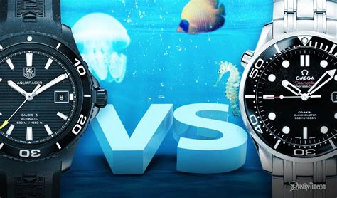 omega seamaster vs tag heuer aquaracer|tag heuer dive watch review.